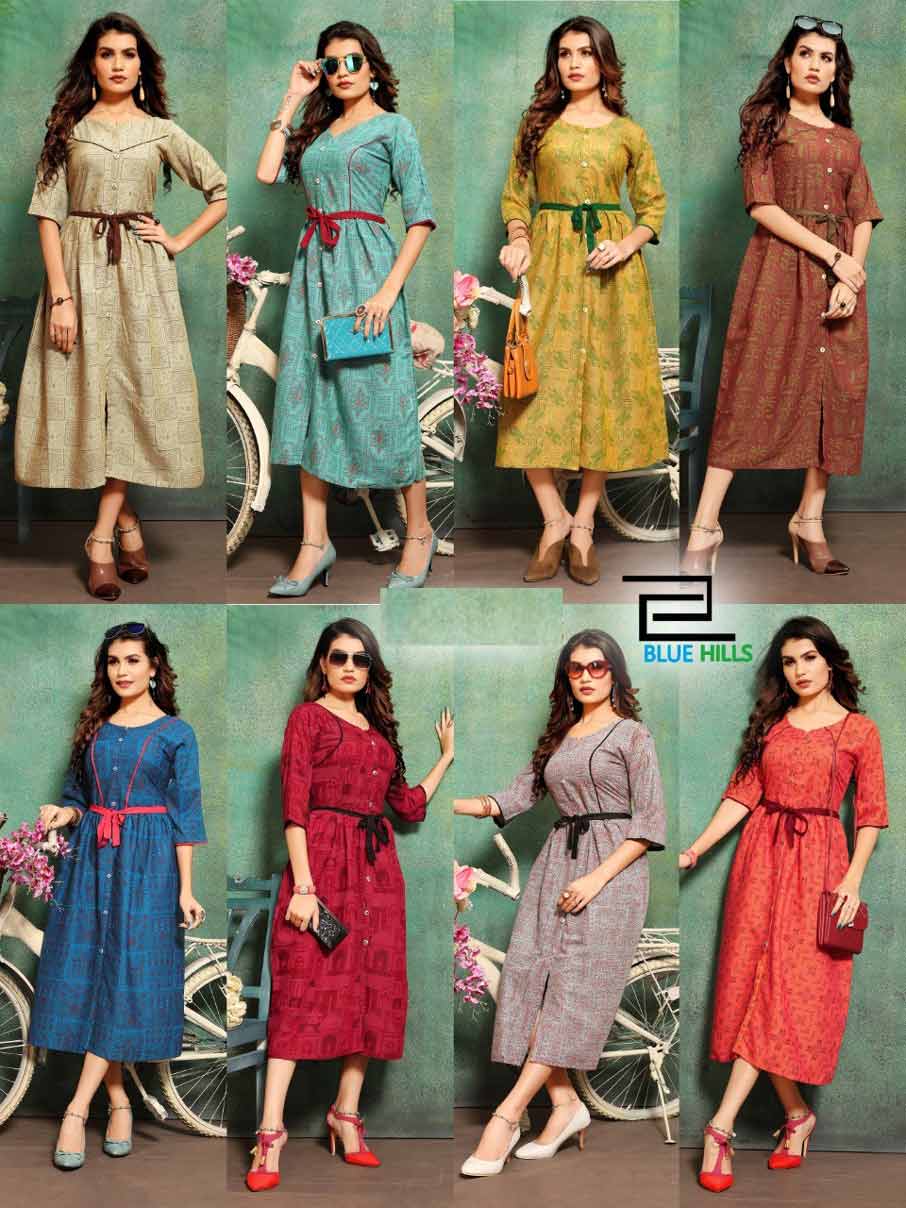 Veefab Crackers Vol-1 Front Cut Kurti Sets Veefab Crackers Vol-1 Front Cut Kurti Sets